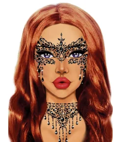 Masquerade ansigtssten, sort