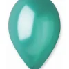 Mørkegrøn ballon, metallic