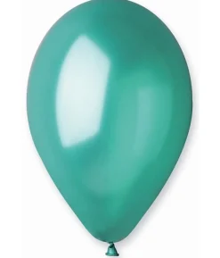 Mørkegrøn ballon, metallic