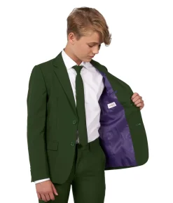 Mørkegrønt jakkesæt, teen