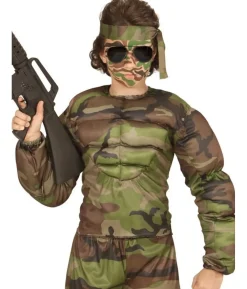 Muskel soldat kostume