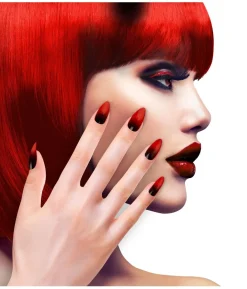 Negle Fade in red stiletto