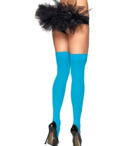 Neonblå stockings