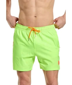 Neon lime badeshorts