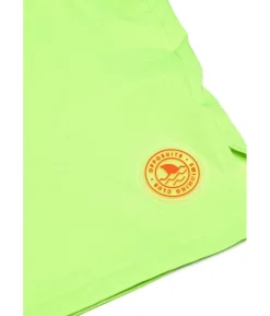 Neon lime badeshorts