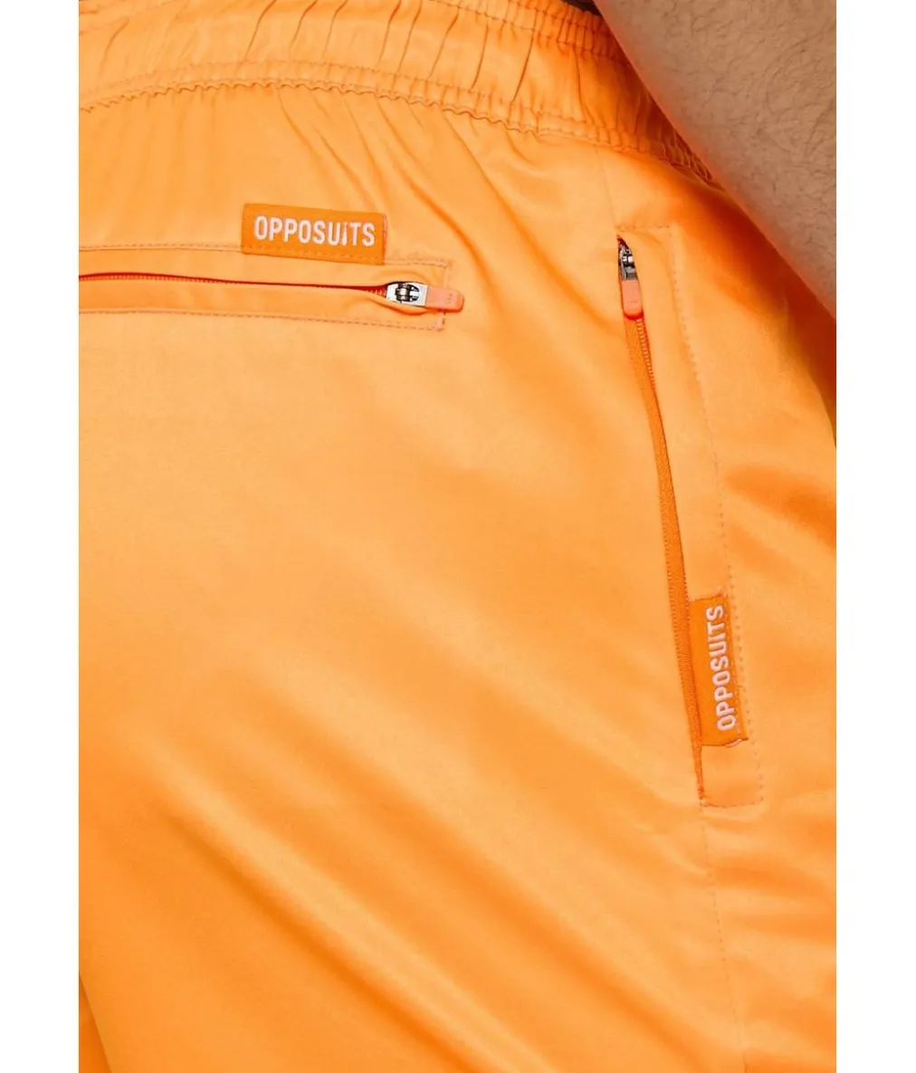 Neon orange badeshorts