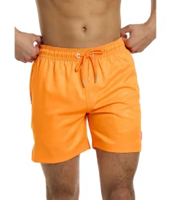 Neon orange badeshorts