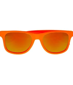 Neon orange 80er briller