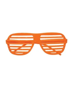 Neonorange lamelbriller
