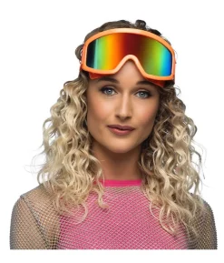 Neon orange skibriller