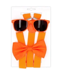 Neon orange udklædningssæt