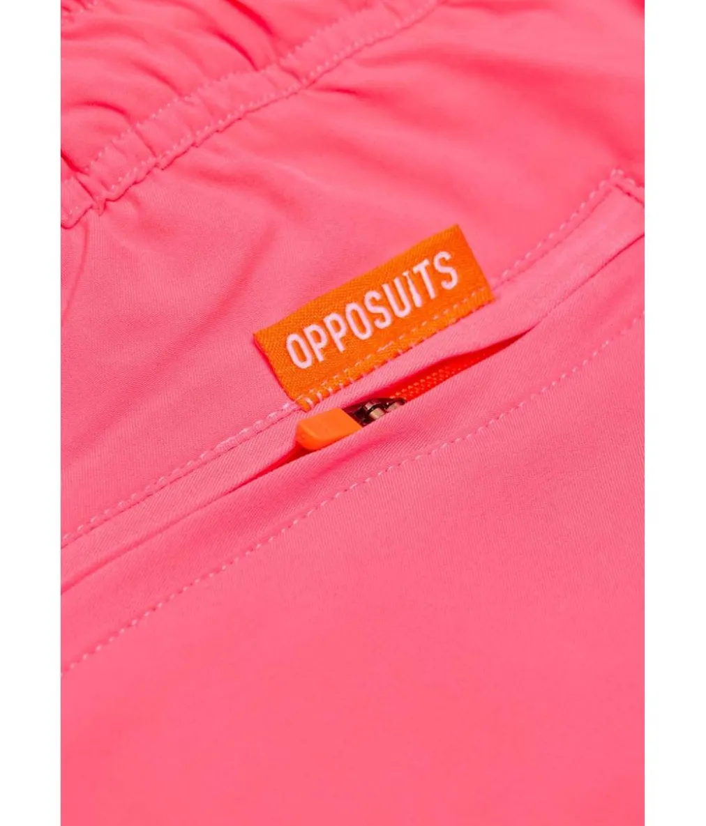 Neon pink badeshorts