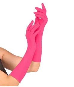 Neonpink lange handsker