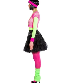 Neonpink net top