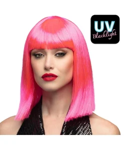 Neon pink page paryk