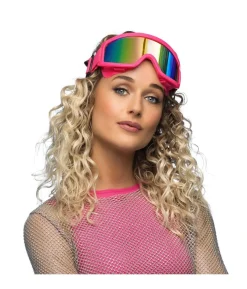 Neonpink skibriller