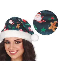 Nissehue med julemotiver