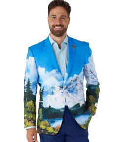 OppoSuit Bob Ross blazer