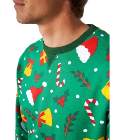 OppoSuit Holiday Greenish julebluse