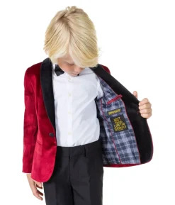 OppoSuits burgundy blazer, dreng