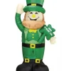 Oppustelig St. Patricksday Leprechaun, 150 cm