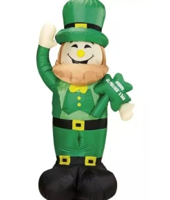 Oppustelig St. Patricksday Leprechaun, 150 cm
