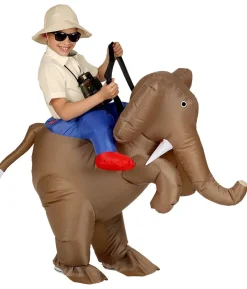 Oppusteligt elefant kostume