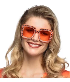 Orange bling bling briller
