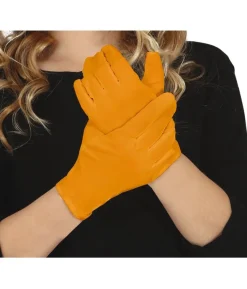 Orange korte handsker, barn