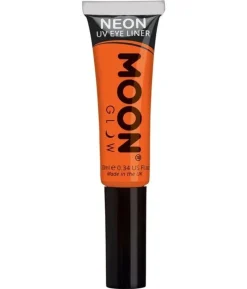 Orange neon UV eye liner