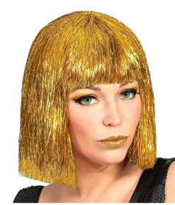 Page glimmer paryk, guld