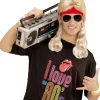 Pandebånd med hår, blond