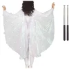 Perlemor vinger med lys, 140 cm