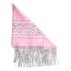 Pink bandana med glitter