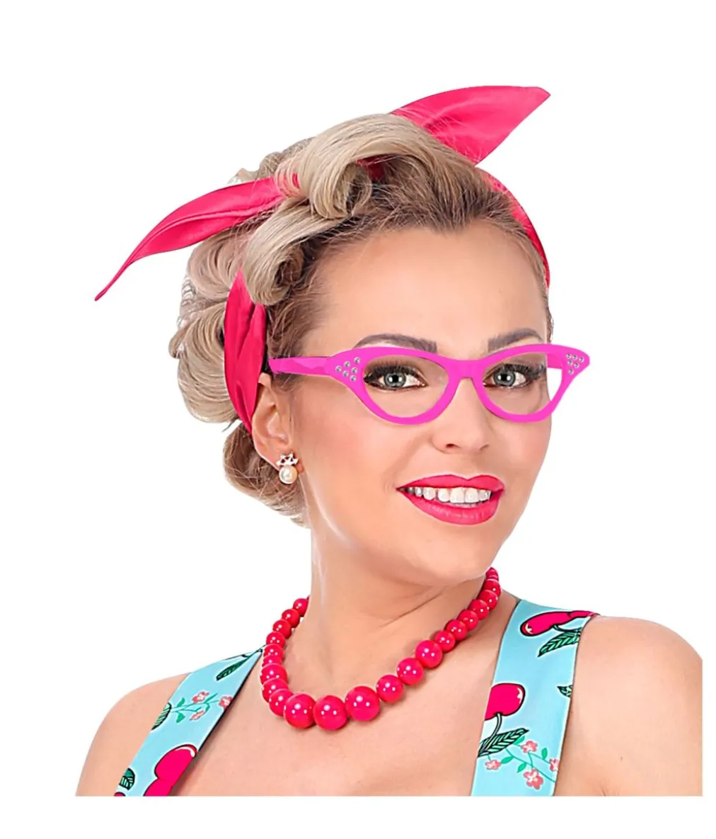 Pink 50er briller