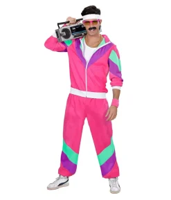 Pink 80er Joggingssæt