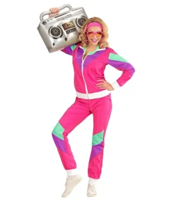 Pink 80er Joggingssæt