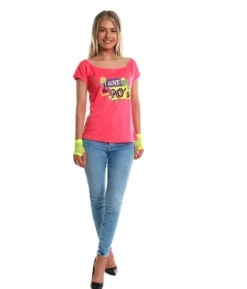 Pink 90er t-shirt