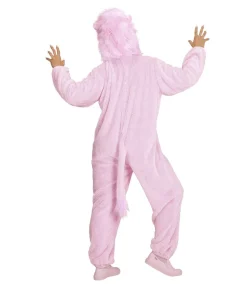 Pink løve kostume