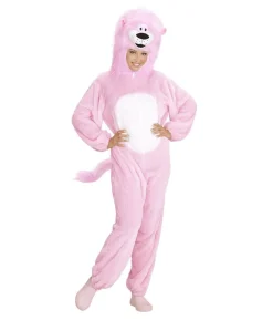 Pink løve kostume