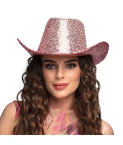 Pink paillet Cowboyhat