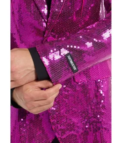 Pink pailletjakke