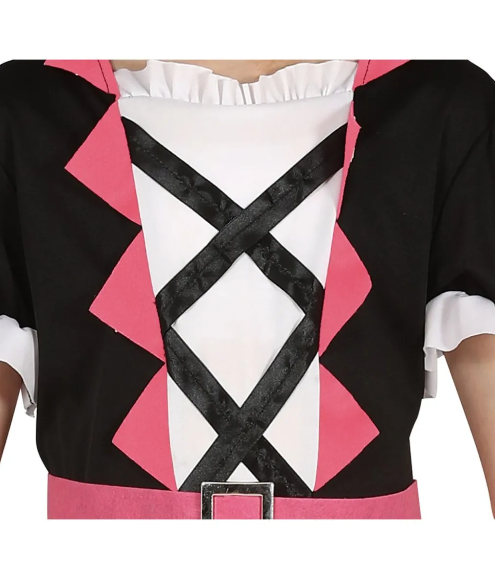 Pink pirat kostume til piger