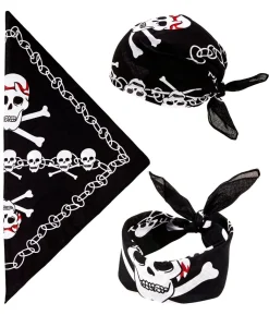 Pirat kranie bandana