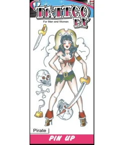 Pirat pin up tatovering