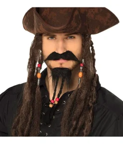 Pirat skæg og moustache