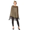1920 Poncho med pandebånd