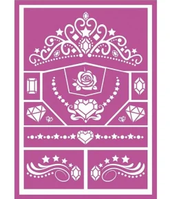 Prinsesse makeup skabelon
