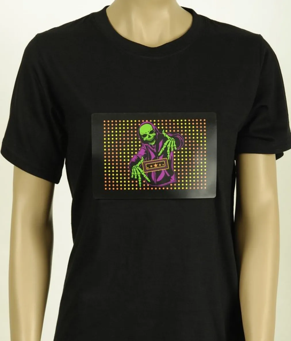 Rave t-shirt, skelet