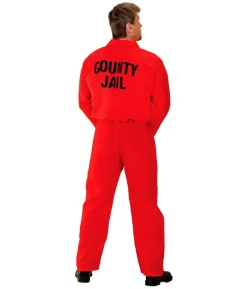 Rød fangedragt kostume